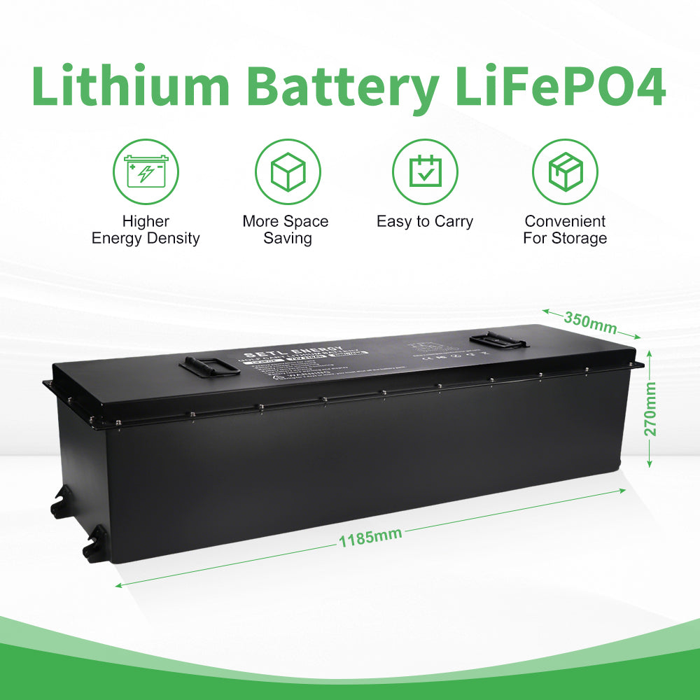 72v Lithium Golf Cart Battery SETL ENERGY 72v105Ah LiFePO4 battery