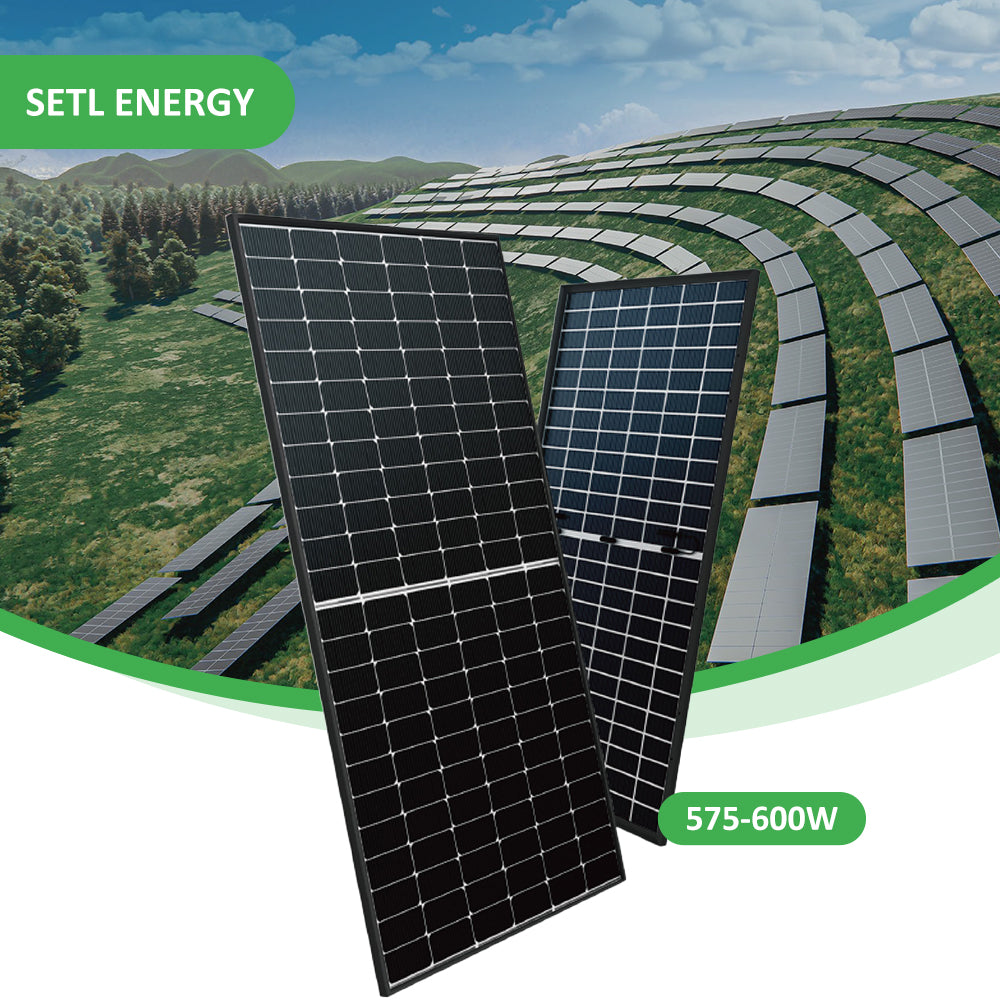 SUNGROW N-Type Solar Double Glass Bifacial Module 600w