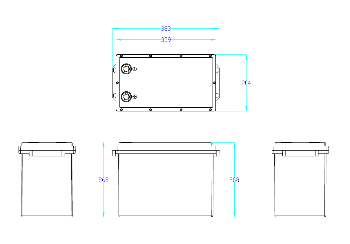 12v 300Ah 314Ah Battery Lithium Phosphate Battery (LiFePo4) BMS included Bluetooth