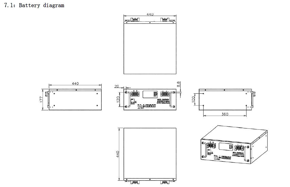SETL ENERGY 48v 100Ah 51.2v 100Ah Lithium Battery Solar Storage (LifePO4) Powerwall