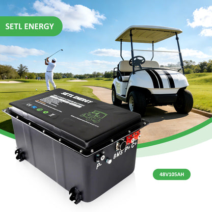 48v Lithium Golf Cart Battery | SETL ENERGY 48v105Ah LiFePO4 (SE105-Y4)