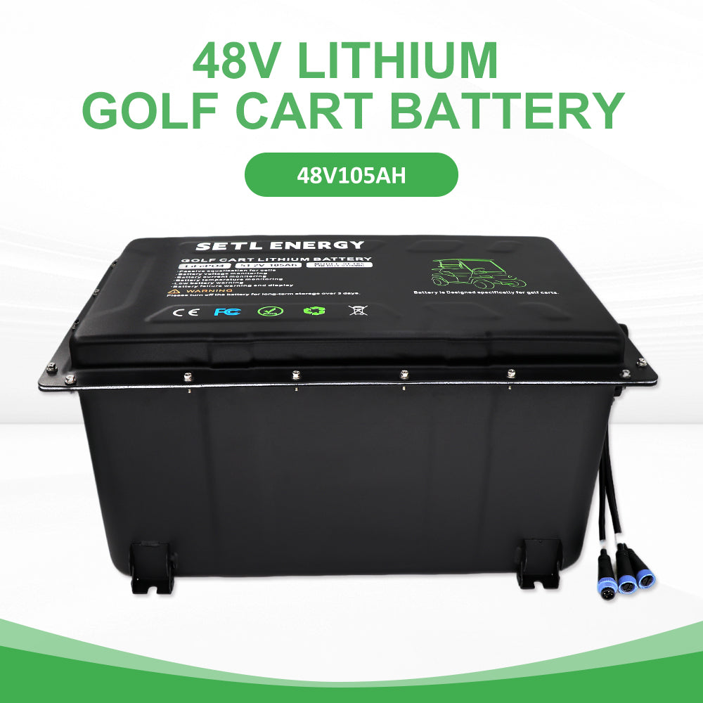 48v Lithium Golf Cart Battery | SETL ENERGY 48v105Ah LiFePO4 (SE105-Y4)