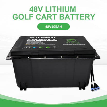 48v Lithium Golf Cart Battery | SETL ENERGY 48v105Ah LiFePO4 (SE105-Y4)