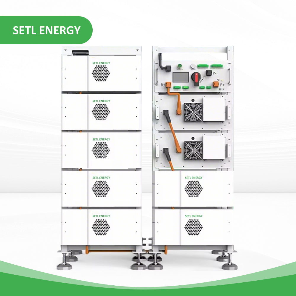 52080W Panel 50KW Hybrid Inverter 144KWH LiFePO4 Battery Kit (Small commercial& Industrial)