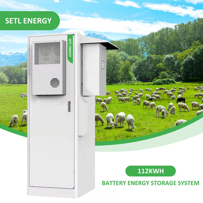 SETL ENERGY 112kwh High Voltage Commercial& Industrial Battery Cabinet Energy Storage System