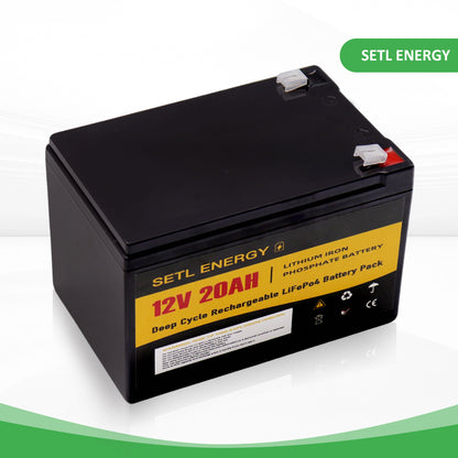 12v 20Ah Battery Lithium Battery LiFePO4 (150mmx99mmx99mm)