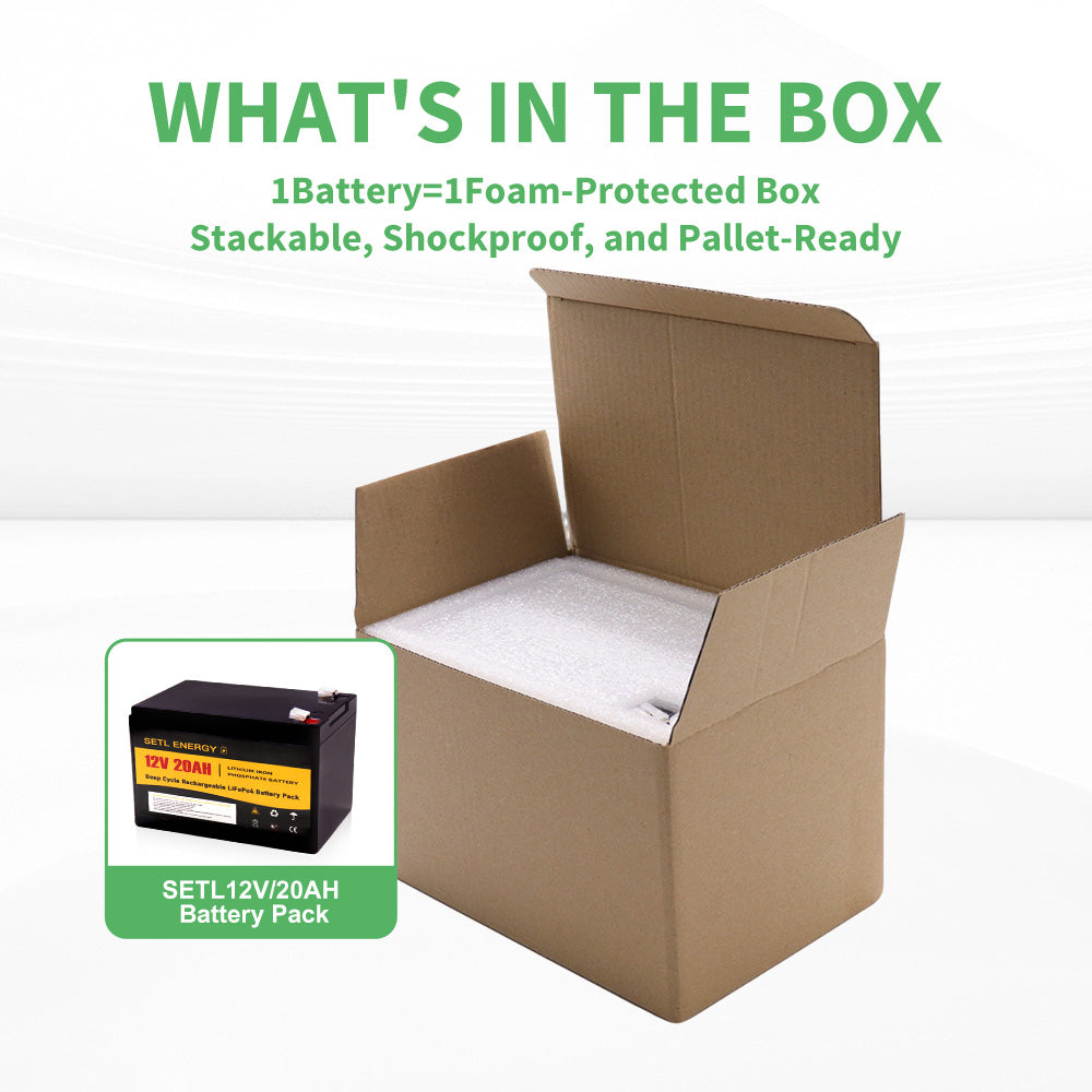 12v 20Ah Battery Lithium Battery LiFePO4 (150mmx99mmx99mm)