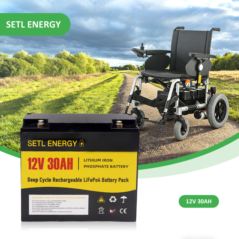 12v 30Ah Battery Lithium Battery LiFePO4