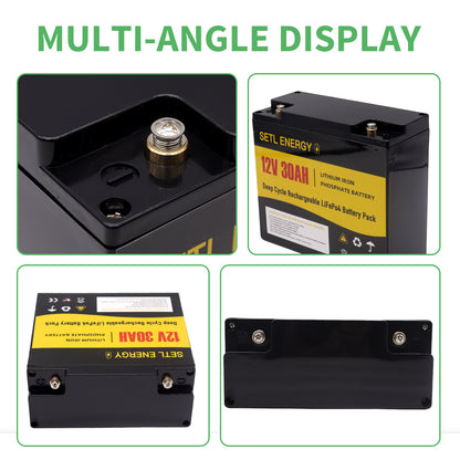 12v 30Ah Battery Lithium Battery LiFePO4