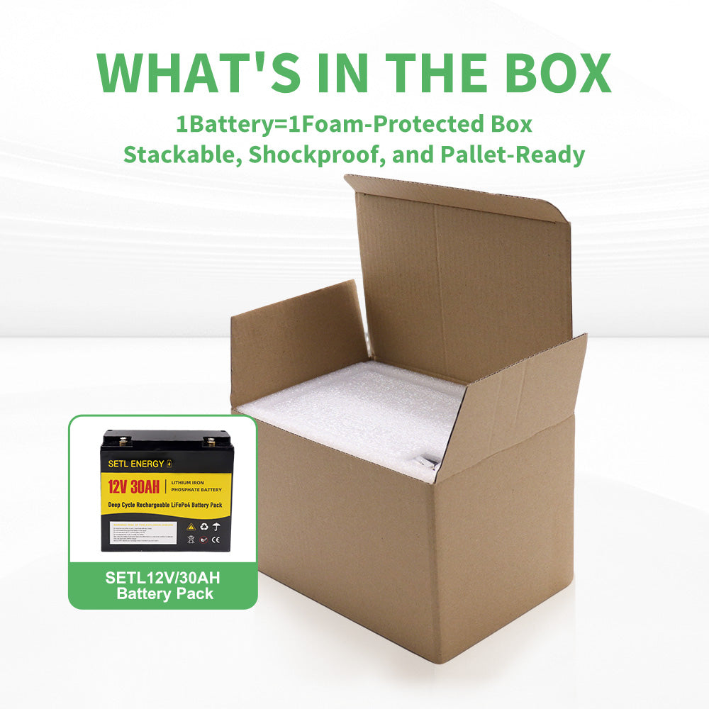 12v 30Ah Battery Lithium Battery LiFePO4