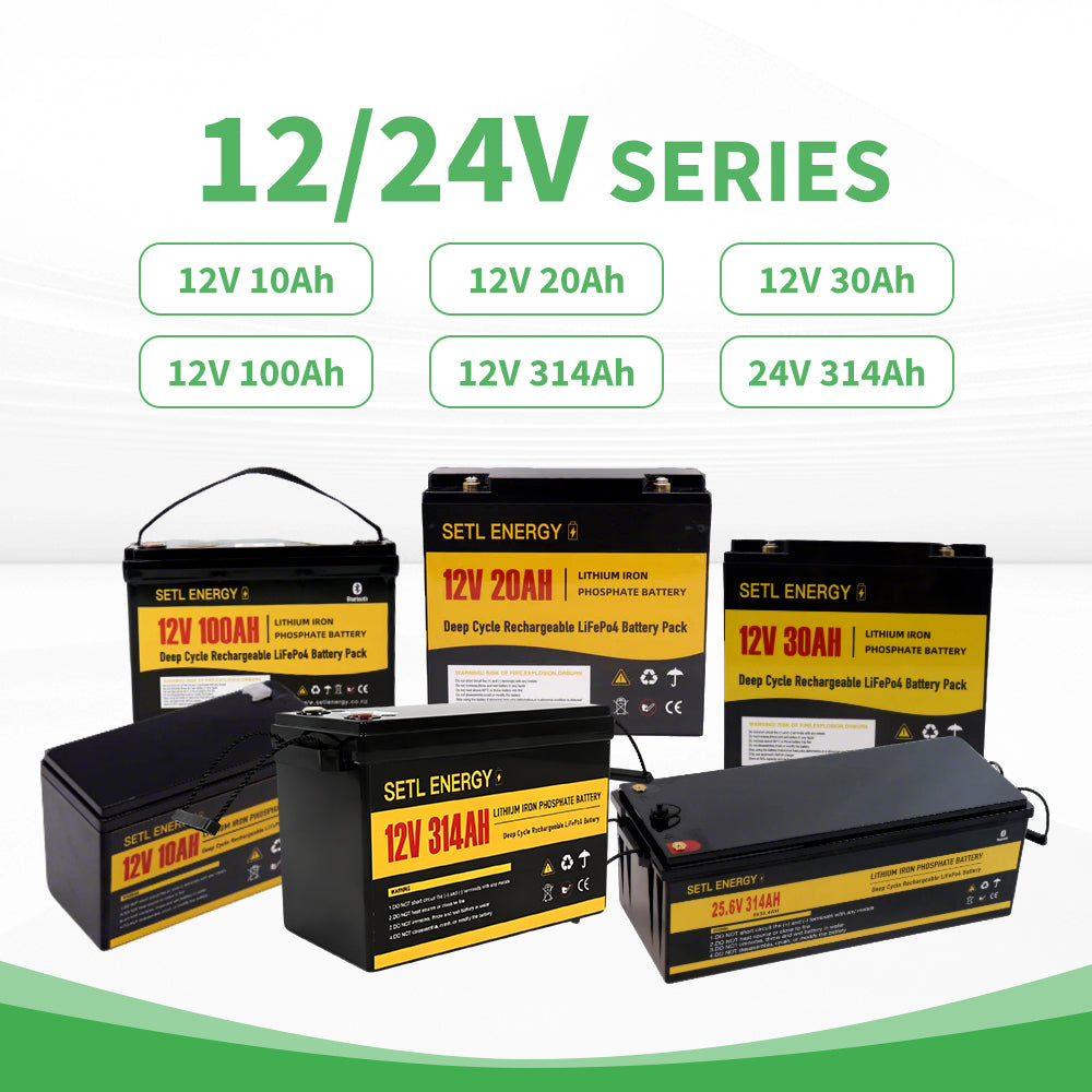 12v 300Ah 314Ah Battery Lithium Phosphate Battery (LiFePo4) BMS included Bluetooth