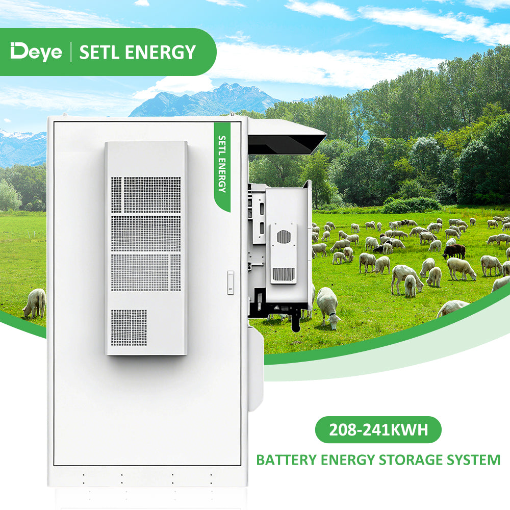 SETL ENERGY 208 kwh High Voltage Commercial& Industrial Battery Cabinet Energy Storage System