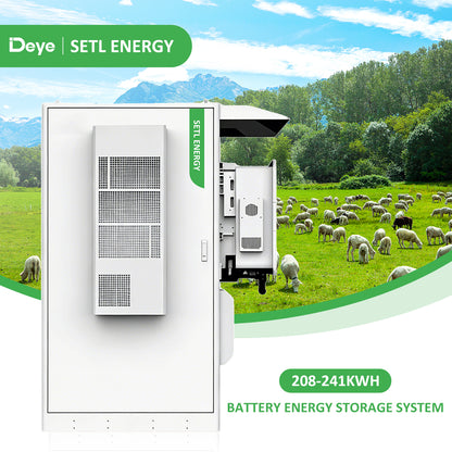 SETL ENERGY 208 kwh High Voltage Commercial& Industrial Battery Cabinet Energy Storage System