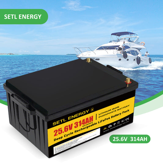 24V314Ah LiFePO4 Lithium battery Truck startup Battery, Marine Battery