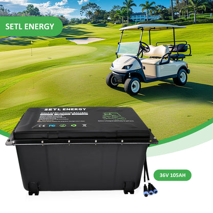 36v Lithium Golf Cart Battery | SETL ENERGY 36v105Ah LiFePO4