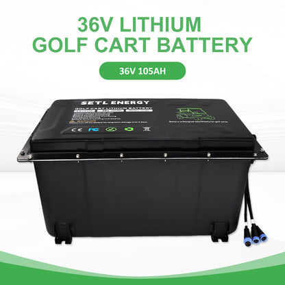 36v Lithium Golf Cart Battery | SETL ENERGY 36v105Ah LiFePO4