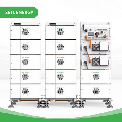 50KW Hybrid Inverter 225KWH LiFePO4 Battery Kit (Small commercial& Industrial)