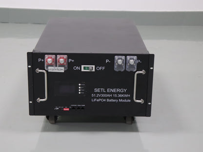 SETL ENERGY 48v Lithium battery (LiFePO4) 51.2v 300Ah Solar Storage Energy Storage System Bluetooth Version