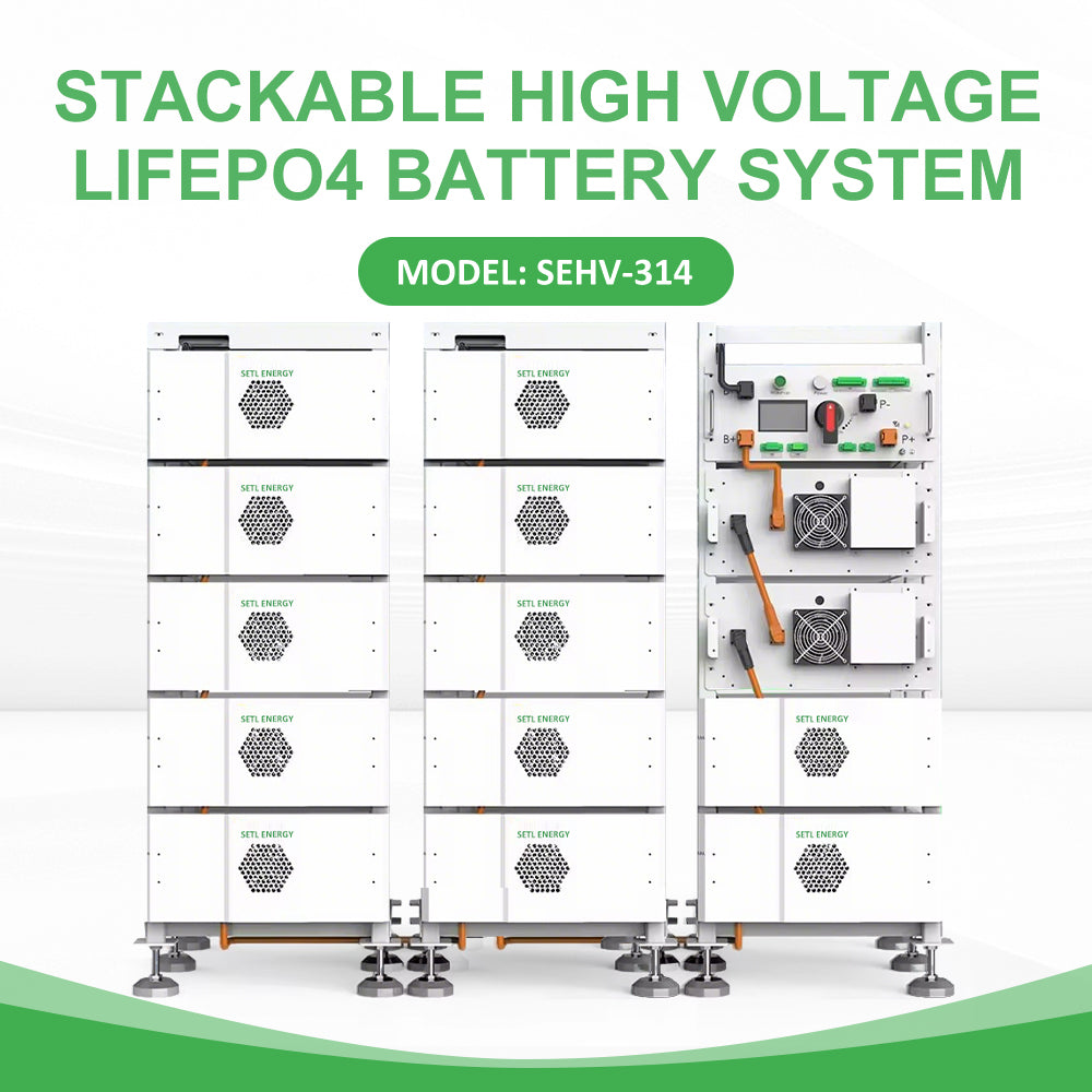 SETL ENERGY 64kwh 112kwh 241kwh High Voltage Commercial& Industrial Energy Storage System