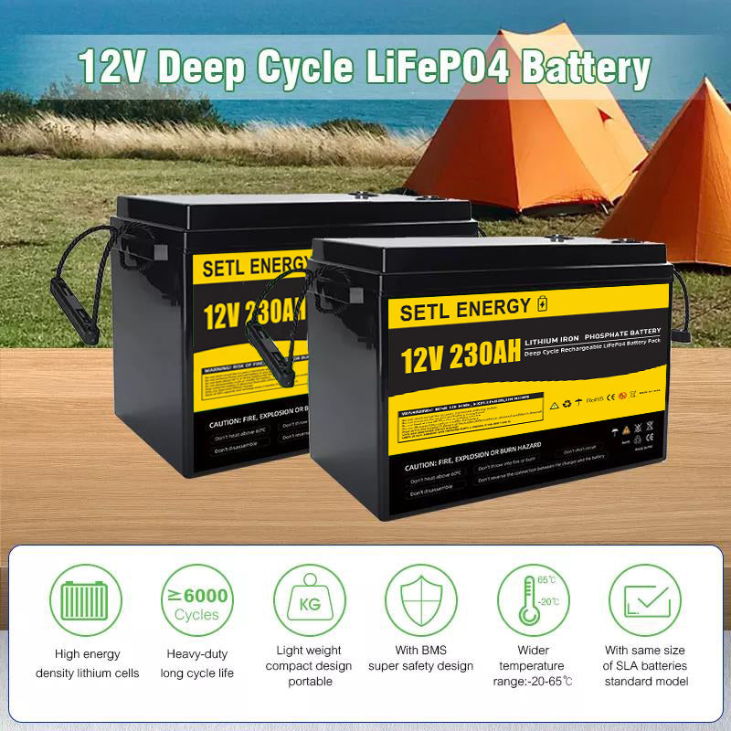 12v 230Ah Battery Lithium Phosphate Battery (LiFePo4) 230Ah Bluetooth Version